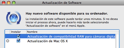 Mac OS X 10.5.3, y compatibilidad RAW con nuevas cámaras