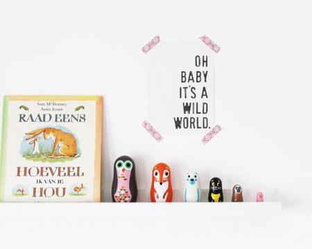 Ideas de cómo decorar las paredes de un dormitorio infantil