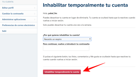 desactivar la cuenta de conecta en instagram para anunciarse