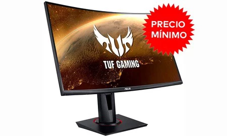 Precio mínimo para gamers: el monitor curvo WQHD de 27 pulgadas ASUS TUF Gaming VG27WQ está rebajado en Amazon a 322,99 euros