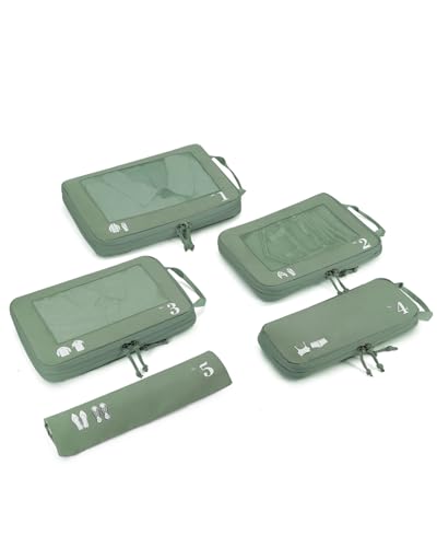 ECOHUB 5 Sets Compresión Organizador Maleta 
