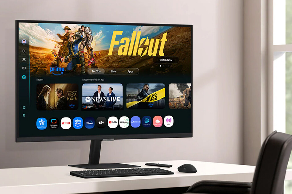 Comprar un monitor para PC no significa tener que renunciar a todo lo bueno de una Smart TV: este Samsung lo tiene todo por muy poco 
