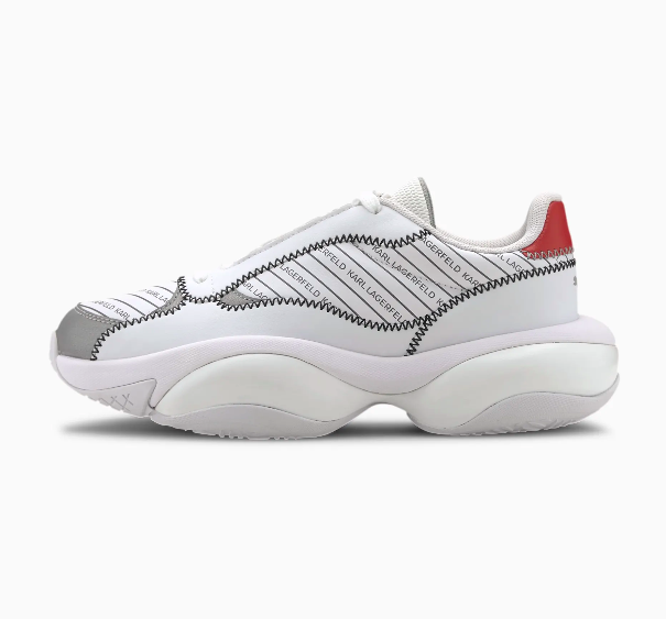 PUMA x KARL LAGERFELD Alteration Trainers, Puma White, extralarge