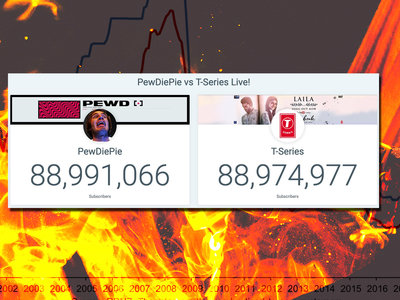 Elecciones para "gobernar" YouTube: PewDiePie y la campaña continua para que no le supere T-Series