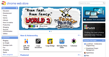 Chrome Web Store: pagos dentro de las aplicaciones, Angry Birds, y disponible en español
