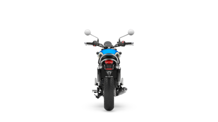 Bonneville T40 My27 Aegean Blue Back