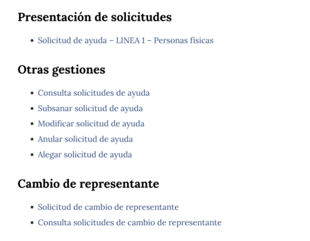 Ayudas