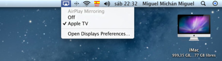 Mountain Lion Apple TV AirPlay