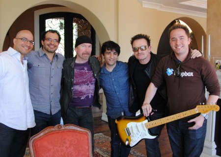 Dropbox anuncia inversiones de Bono y The Edge, componentes de U2