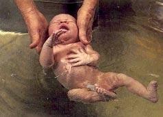 Partos en el agua en los hospitales públicos gallegos