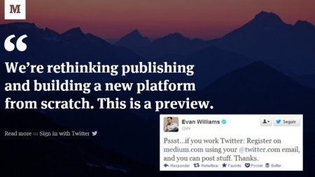 Medium abre sus puertas un poquito: sólo para los que trabajan en Twitter