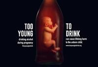 'Too Young to Drink', impactante campaña para prevenir el síndrome alcohólico fetal