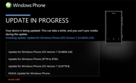 Windows Phone 7.8 comienza a llegar a los Nokia Lumia 800