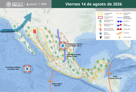 Mapas 14 Agosto 2026