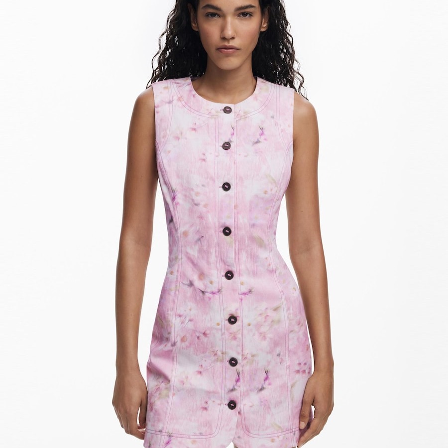 Desigual
Vestido corto botones