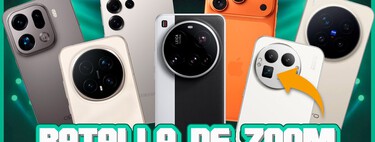 Seven mobile phones and the goal of finding the best zoom of the moment: finding the winner has not been easy at all 