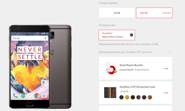 Oneplus 3T 128