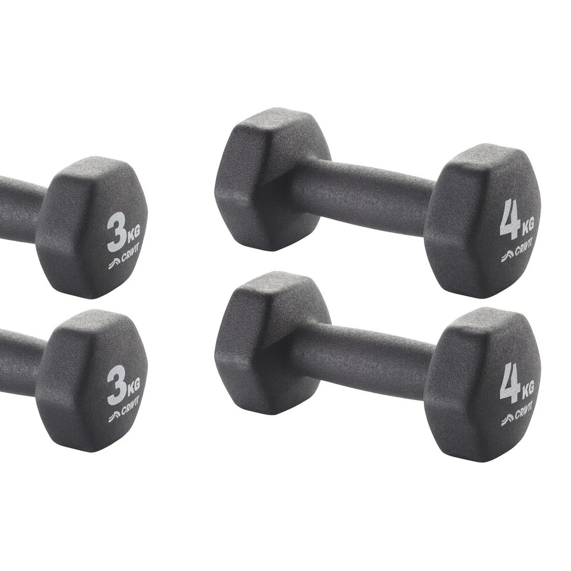 Mancuernas 3 Kg y 4 Kg
