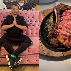Este es el restaurante donde Dabiz Muñoz ha celebrado su cumpleaños con Cristina Pedroche, un templo de la carne muy romántico 