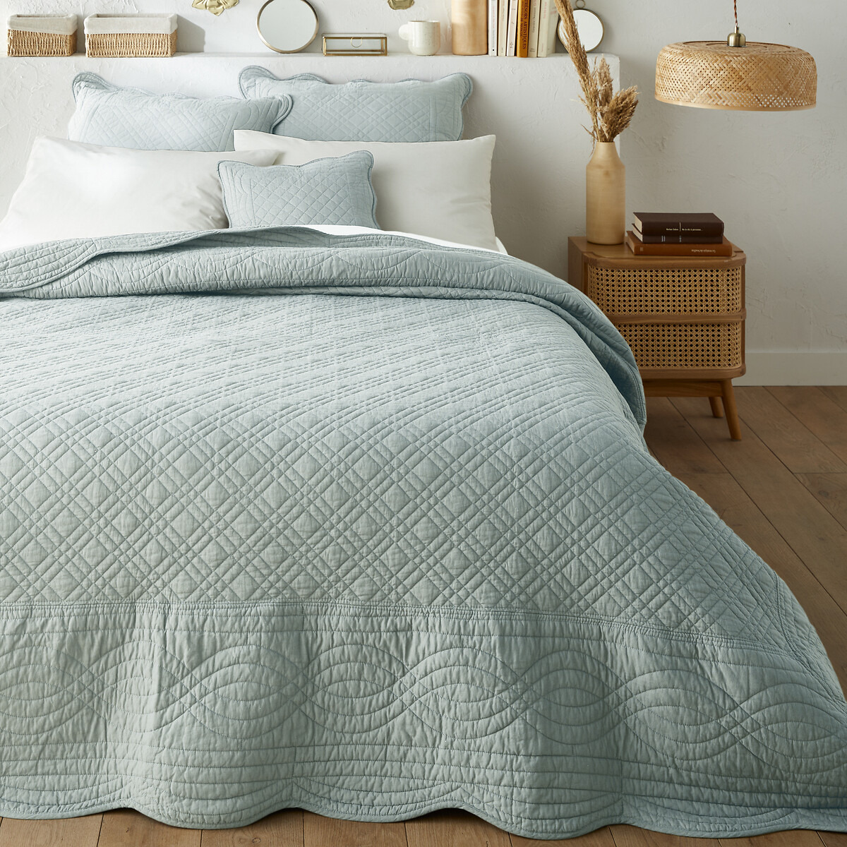 Colcha artesanal de algodón acolchado, Scenario