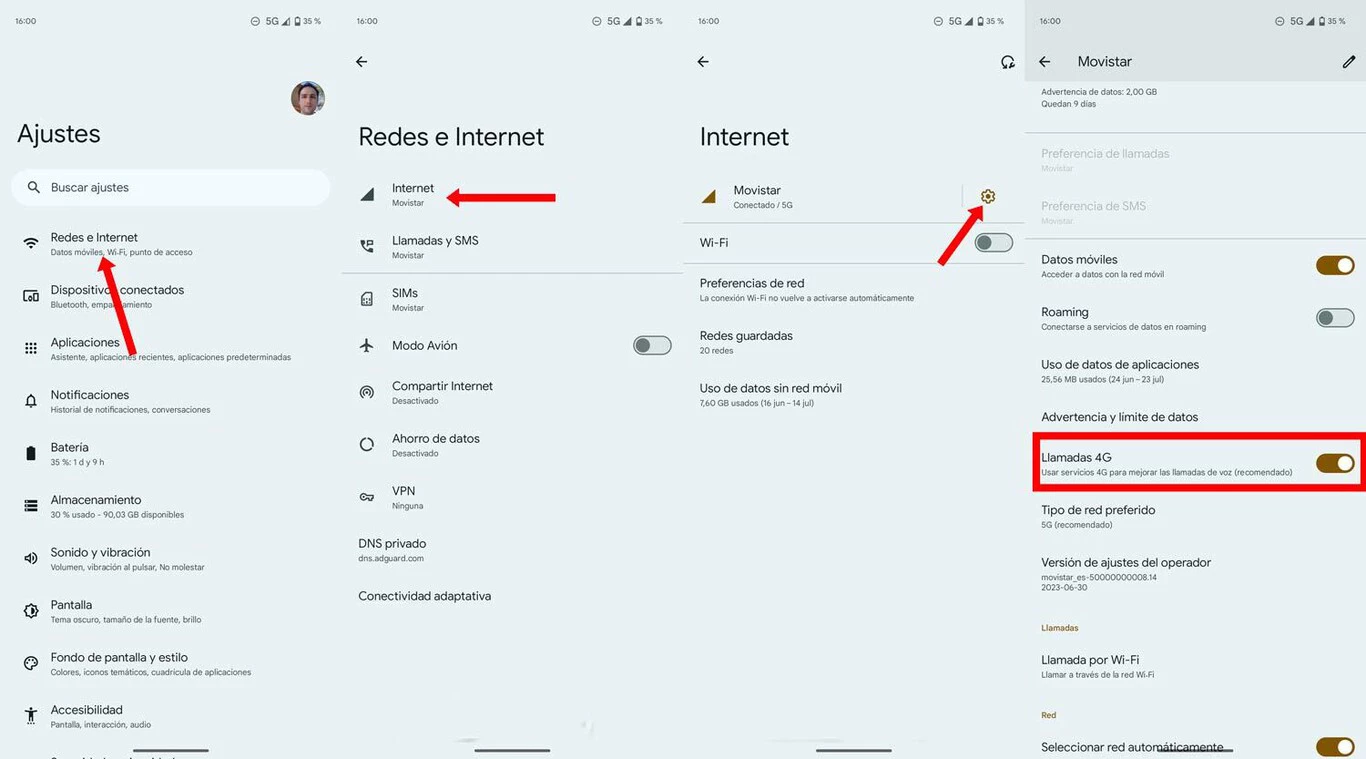 Volte Android