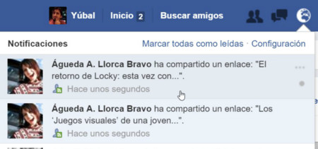 Notificacion Facebook