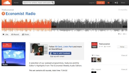 SoundCloud celebra sus 180 millones de visitantes al mes con un nuevo diseño de su web