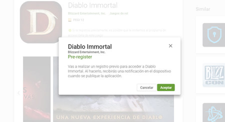 Diablo Immortal ya en pre-registro en Google Play, apúntate ya para ser el primero en probarlo