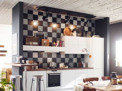 Azulejos, papel pintado, textiles… Los motivos geométricos triunfan en todo 