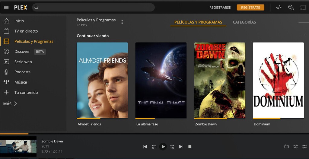 Así puedes ver Plex, la alternativa gratis a Netflix con 200 canales de TV en directo y contenidos a la carta  