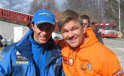 Los hermanos Solberg en la Race of Champions