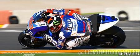 Jorge Lorenzo en el circuito Ricardo Tormo