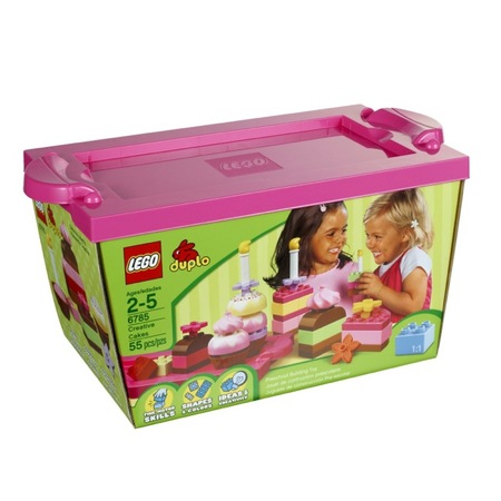 Lego Duplo incluye en su catálogo juguetes para que los niños construyan tartas y magdalenas
