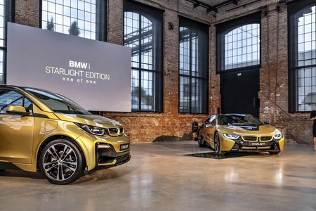 Los BMW i3 y BMW i8 Starlight Edition: Dos one-off vestidos con oro de 24 kilates por la ciencia