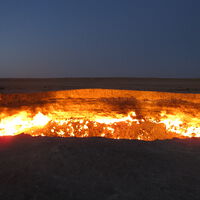 La "Puerta del Infierno" lleva medio siglo ardiendo en mitad del desierto de Turkmenistán. Y ahora se está apagando