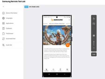 携帯電話を持たずに Samsung Galaxy S22 Ultra でベンチマーク テストを行いますか? RTL を使用すると、次のことが可能になります