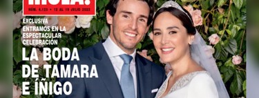 El vestido de Tamara Falcó, a juicio: podría haber copiado a la reina Letizia y el ramo parece "un brócoli" 