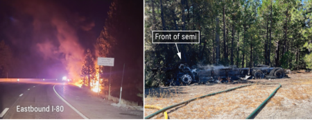 Tesla Semi Accidente Bateria