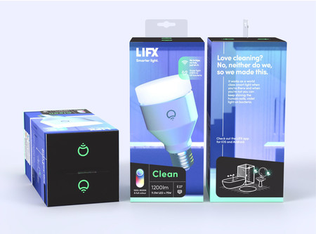 LiFX Clean: esta bombilla conectada es capaz de desinfectar con la luz los objetos y el ambiente en casa