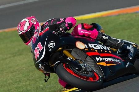 Aleix Espargaró en el Circuito Ricardo Tormo en el último día de test