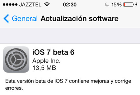 Apple lanza iOS 7 beta 6, siguen acelerando para llegar a la versión final