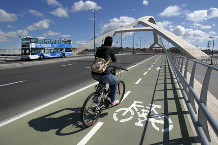 Zaragoza en bici
