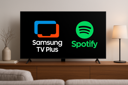 Samsung TV Plus y Spotify