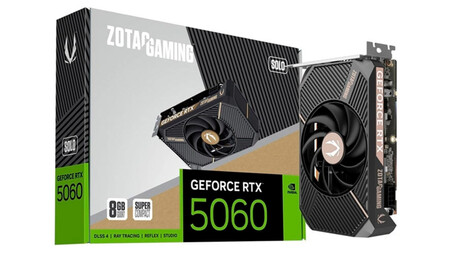Tarjeta Gráfica Zotac Gaming GeForce RTX 5060 SOLO 8GB GDDR7 DLSS4