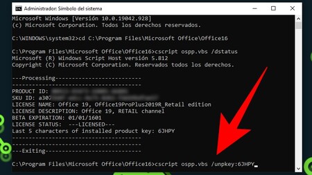 Descubrir 125+ imagen quitar licencia de office cmd