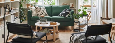 Enamorado de este puf con almacenaje de Ikea que es ideal para guardar las mantitas y dar un toque natural al salón o al dormitorio 