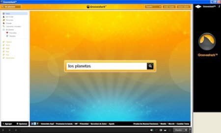 Aplicación de escritorio para Grooveshark