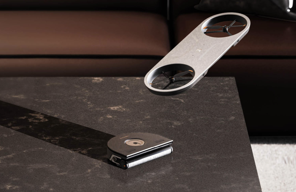 Los robots aspiradores tienen brazos y patas: ahora Roborock le pone alas para que limpie hasta las mesas