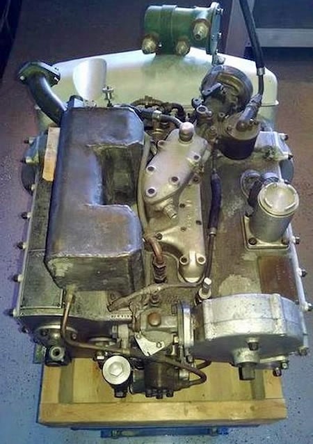 Vincent Opposed Piston Lifeboat Engine