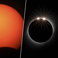 En la mayoría de España el eclipse se verá al 99%. La diferencia con la franja del 100% es sencillamente brutal